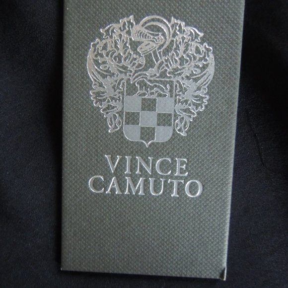 Vince Camuto Black & Silver Stud Embellished Flutter Sleeve Blouse M - Picture 6 of 9